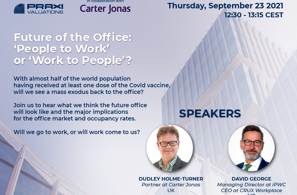 Zaproszenie na darmowy webinar “Future of the Office: ‘People to Work’ or ‘Work to People’?”